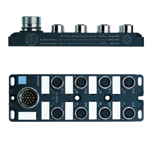 Module E/S analogique - 8I/OM12-5P3T  - ESCHA Bauelemente - à 8 sorties PNP / IP65
