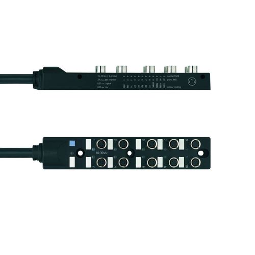 Module E/S analogique - 10I/OM8-3P2C-2/S370  - ESCHA Bauelemente - IP65