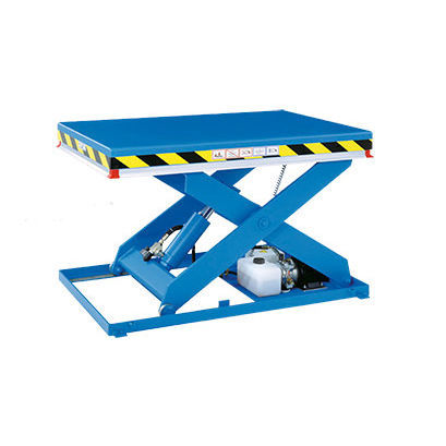 Table élévatrice à simple ciseaux - ELS  - Gruse Maschinenbau - hydraulique / stationnaire