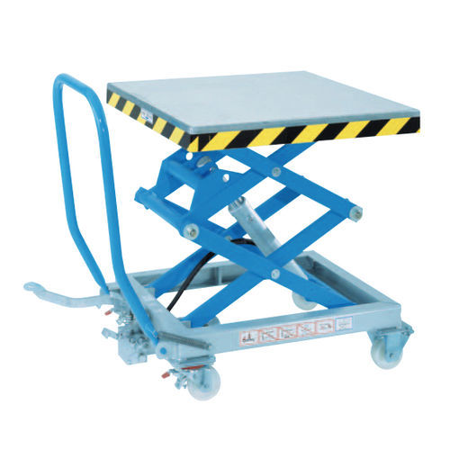 Table élévatrice à doubles ciseaux - HF 2 K series - Gruse Maschinenbau - manuelle / mobile / pour charges lourdes