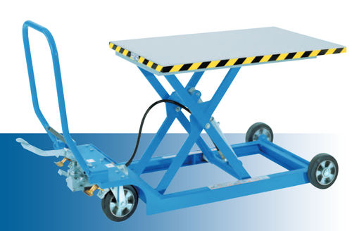 Table élévatrice à ciseaux - HF 2 T series - Gruse Maschinenbau - manuelle / mobile / pour charges lourdes