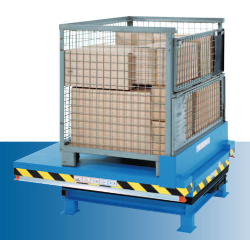 Table élévatrice basculante - HKT 1500 - Gruse Maschinenbau - à soufflet / électrique / stationnaire