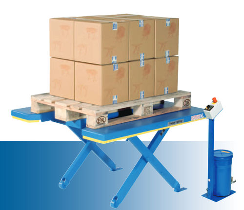 Table élévatrice à plateau en E - Ergo-E series - Gruse Maschinenbau - à ciseaux / hydraulique / électrique
