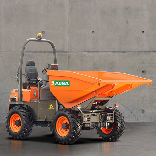 Dumper sur pneus - D450AHG - AUSA - diesel / à benne pivotante / à châssis articulé
