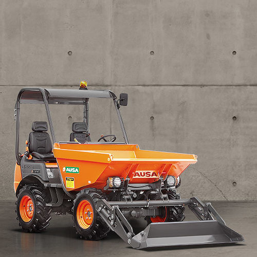 Dumper sur pneus - D201RHS - AUSA - diesel / à déchargement frontal / autochargeuse
