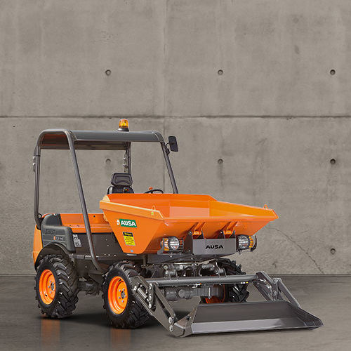 Dumper sur pneus - D201RHGS - AUSA - diesel / à benne pivotante / autochargeuse