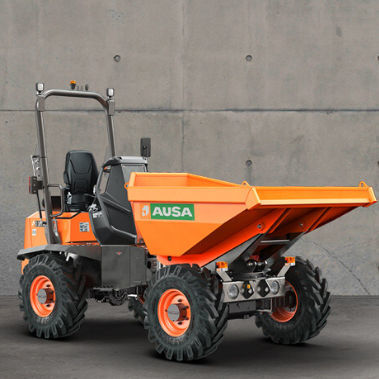 Dumper sur pneus - D301AHG - AUSA - diesel / à châssis articulé / 4 roues motrices