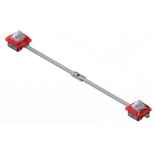 Patin rouleur pour forte charge - F6-c - GKS-PERFEKT - pour charge sur 4 points / pour container