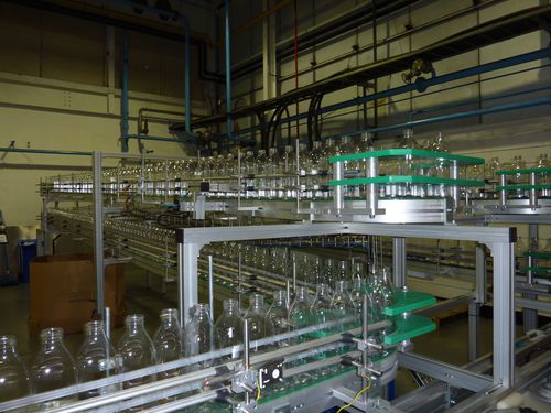 Convoyeur à bande - DBC202 - Delta Engineering - horizontal / tampon / pour bouteilles