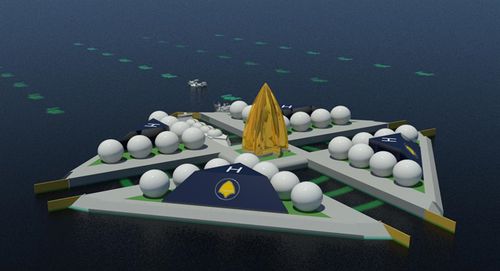 Centrale hydroélectrique 20 - 50 MW - Poduhvat - à turbine / flottante