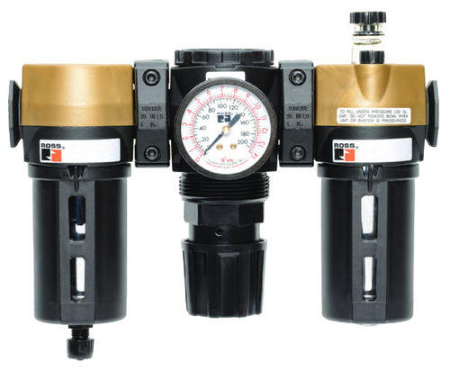 Filtre régulateur lubrificateur à air comprimé - MD3 - ROSS Controls