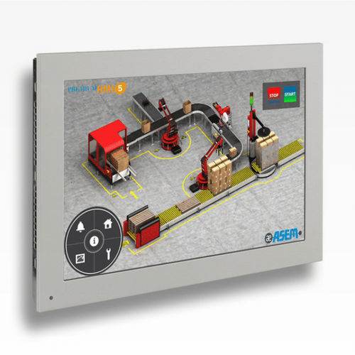 Panel PC TFT LCD - LP40TF - SERAD - rétroéclairage à LED / à écran tactile / 15"