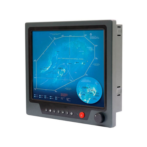 Moniteur LCD - NPD1236 - Litemax Electronics Inc. - à écran tactile résistif / marin / 12.1"