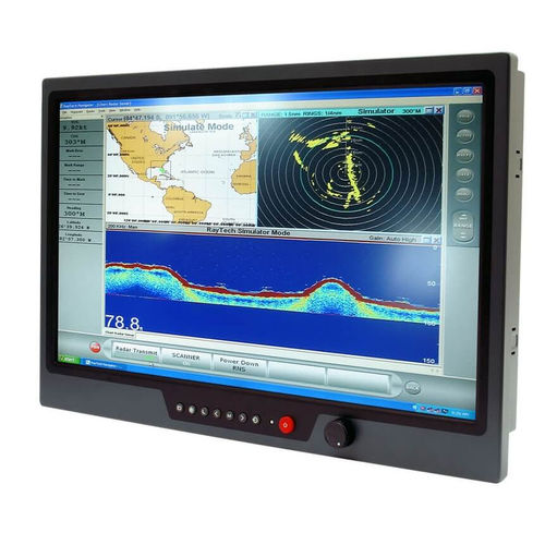 Moniteur LCD - NPD2118 - Litemax Electronics Inc. - à écran tactile résistif / marin / 21.5"