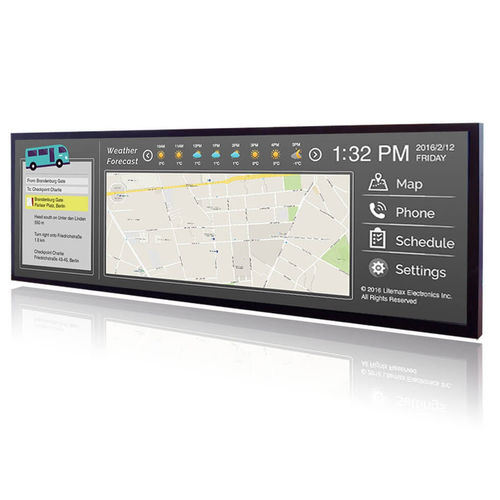 Moniteur LCD - 1393-A series - Litemax Electronics Inc. - rétroéclairage à LED / industriel / 13.9"