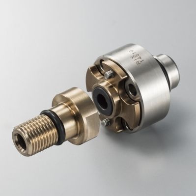 Raccord tournant pour huile - ESX20M-L - RIX Europe - à passage multiple / pour machine-outil / en acier inoxydable