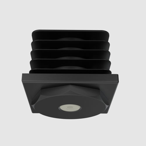 Pied pour tube carré - PRQA series - B.M.P - en nylon / réglable / antidérapant