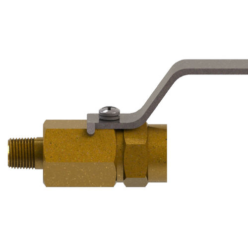 Vanne en ligne - BV100 series - Valve Check, Inc - à boisseau sphérique / à levier / femelle-femelle