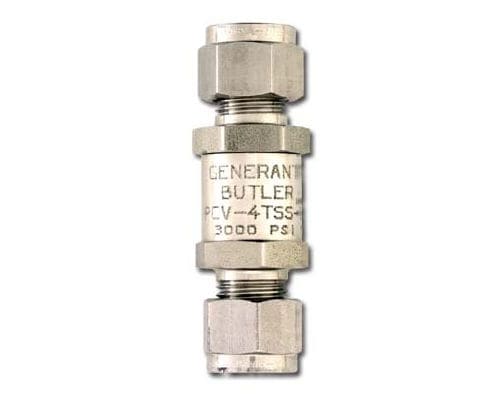 Clapet anti-retour à soupape - PCV series - Generant - pour gaz / en ligne / compact