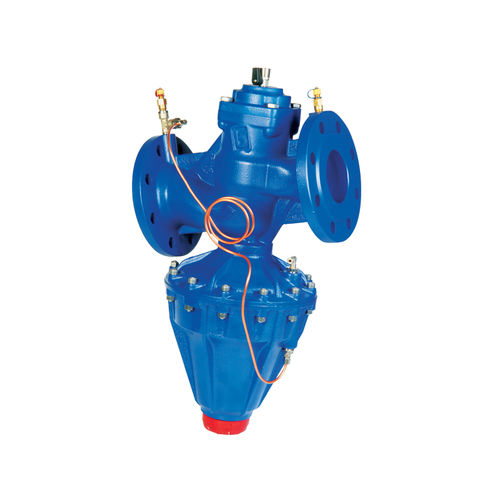 Vanne à clapet - Ekoflux D series - Brandoni - électrique / de régulation de pression / pour l'eau