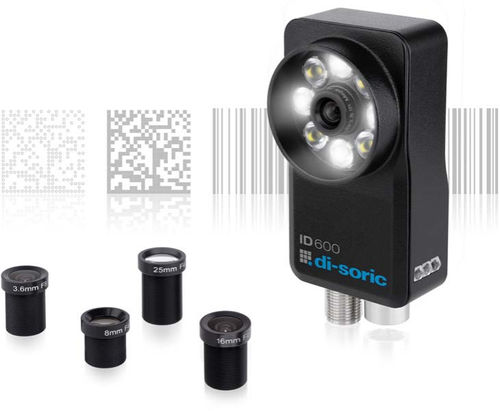 Lecteur pour identification intégré - ID-600 series - di-soric - pour carte d'identité / 2D / 1D