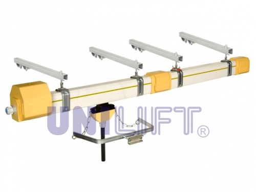 Rail conducteur en PVC - UNILIFT - en cuivre / 4 pôles