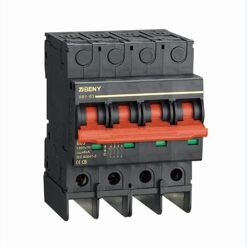 Disjoncteur thermique - BB1-63 series - Zhejiang Benyi Electrical Co.,ltd. - contre les courts-circuits / modulaire / pour applications photovoltaïques