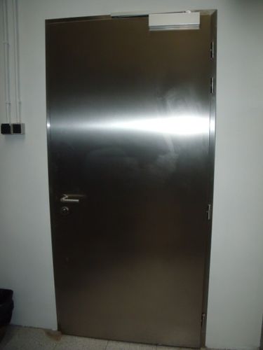 Porte avec charnière - TTP EI-90 - Tane Hermetic - en acier inoxydable / industrielle / pour salle blanche