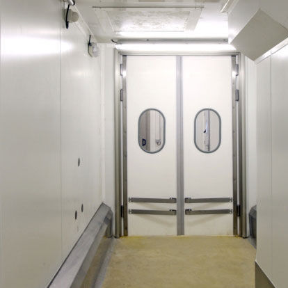 Porte avec charnière - DA-15 - Tane Hermetic - en acier inoxydable / en polyéthylène / pour l'intérieur