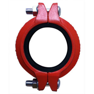Collier de serrage pour tube à boulon - LD 14 VGC 01 - Pipe Valve Flange Factory Landee - en métal / avec bague en caoutchouc