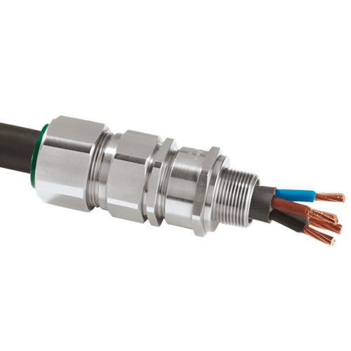 Presse-étoupe en laiton nickelé - E1FW Series - ROSE Systemtechnik - en laiton / IP68 / IP66