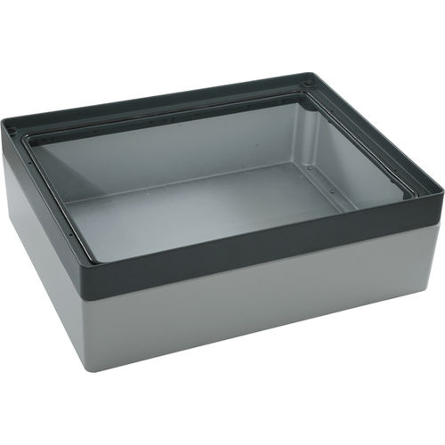 Boîtier pour montage sur panneau - Commander 1 series - ROSE Systemtechnik - rectangulaire / en aluminium / industriel