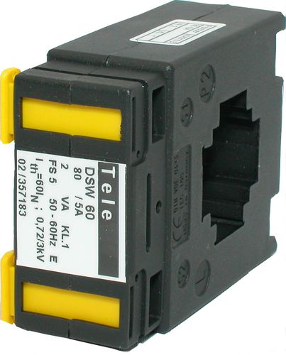 Transducteur de courant à transformateur - DSW 80 - TELE Haase Steuergeraete GmbH - sur rail DIN / fixe / AC