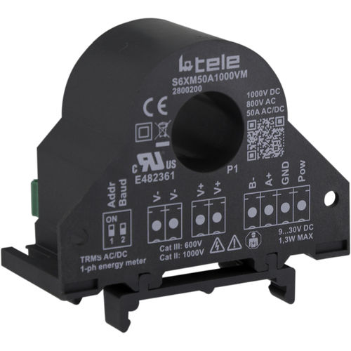 Compteur d'énergie électrique monophasé - S6XM50A1000VM - TELE Haase Steuergeraete GmbH - sur rail DIN / mural / RS-485