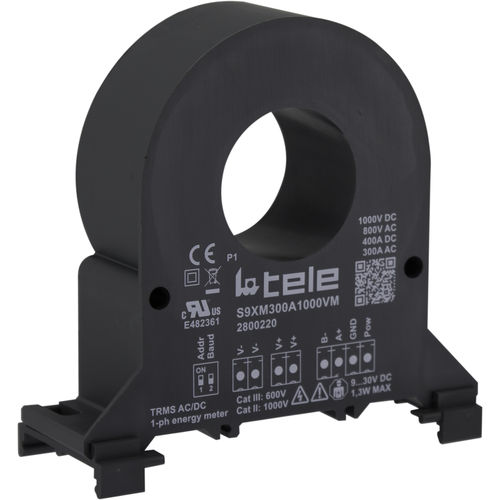 Compteur d'énergie électrique monophasé - S9XM300A1000VM - TELE Haase Steuergeraete GmbH - sur rail DIN / mural / pour montage sur panneau