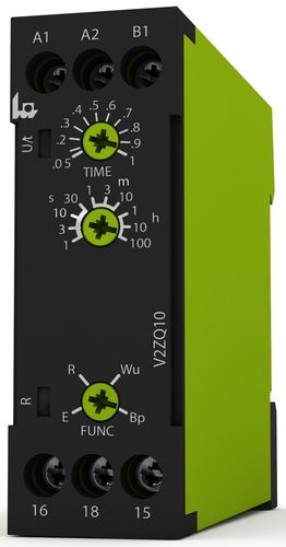 Relais temporisé électronique - V2ZQ10 24-240V AC/DC - TELE Haase Steuergeraete GmbH - numérique / de protection / d'impulsion