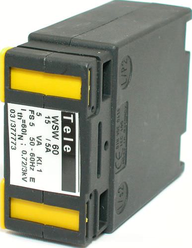 Transducteur de courant à transformateur - WSW 60 - TELE Haase Steuergeraete GmbH - sur rail DIN / fixe / AC