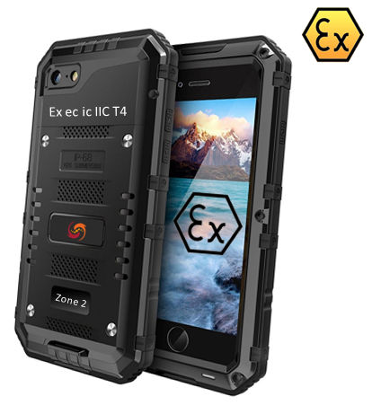 Smartphone industriel ATEX - ATEX iPhone SE - Atexxo B.V. - WiFi / antidéflagrant / à sécurité intrinsèque