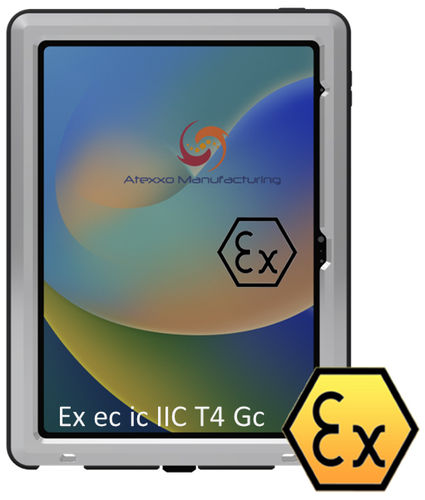 Tablette à sécurité intrinsèque - iPad 10.9 - Atexxo B.V. - 10.9" / ATEX / 3G