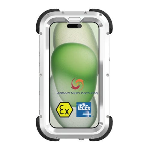 Smartphone industriel 5G - MOB-EXd-IPH-15 series - Atexxo B.V. - pour zones dangereuses / 128 GB / 256 GB