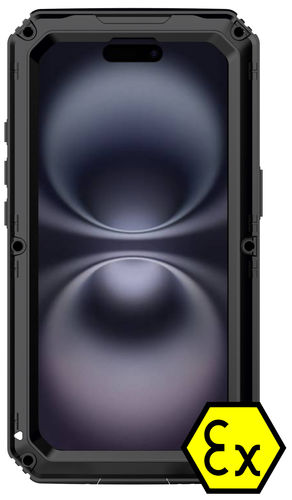 Smartphone industriel 5G - MOB-EX-IPH-16-PR-MX series - Atexxo B.V. - pour zones dangereuses / 256 GB / 512 GB