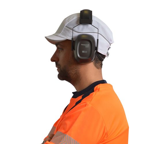 Casquette anti-choc en ABS - AIRC00V03 - Surflex - EN 812 / ventilée / grise