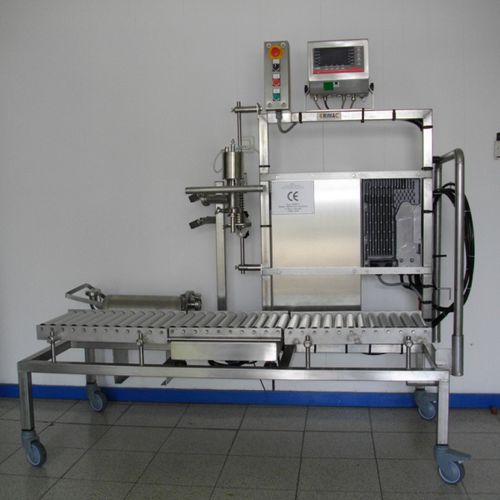 Enfûteuse manuelle - PCL series - ERIMAC - de bidons / de produits liquides / pour produits pâteux