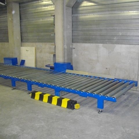 Convoyeur à rouleaux motorisés - CRM XL - ERIMAC - horizontal / à hauteur réglable / pour palettes