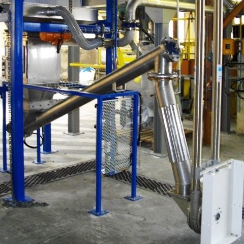 Convoyeur à vis - ERIMAC - de transfert / pour liquides / pour solides