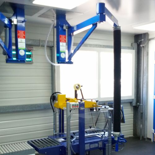 Potence pour montage au plafond - ERIMAC - articulée / en inox / ATEX
