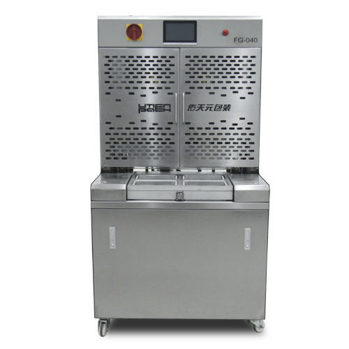 Operculeuse linéaire - FG-040 - Utien Pack Co., Ltd. - semi-automatique / avec MAP / pour l'industrie agroalimentaire