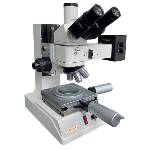 Microscope pour analyse - UM 800 - EchoLAB - droit / trinoculaire / à champ clair
