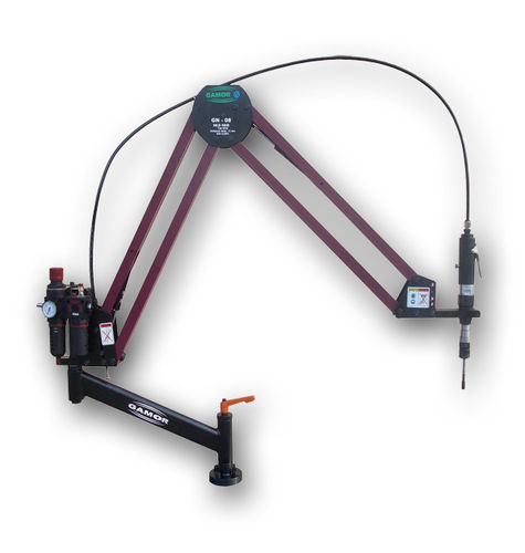 Machine à tarauder à bras articulé - GN08 M2-M8 - GAMOR - pneumatique