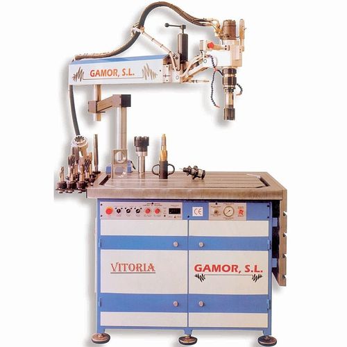 Machine à tarauder verticale - VITORIA RHG-M130  (M3-M130)  - GAMOR - à bras articulé / hydraulique